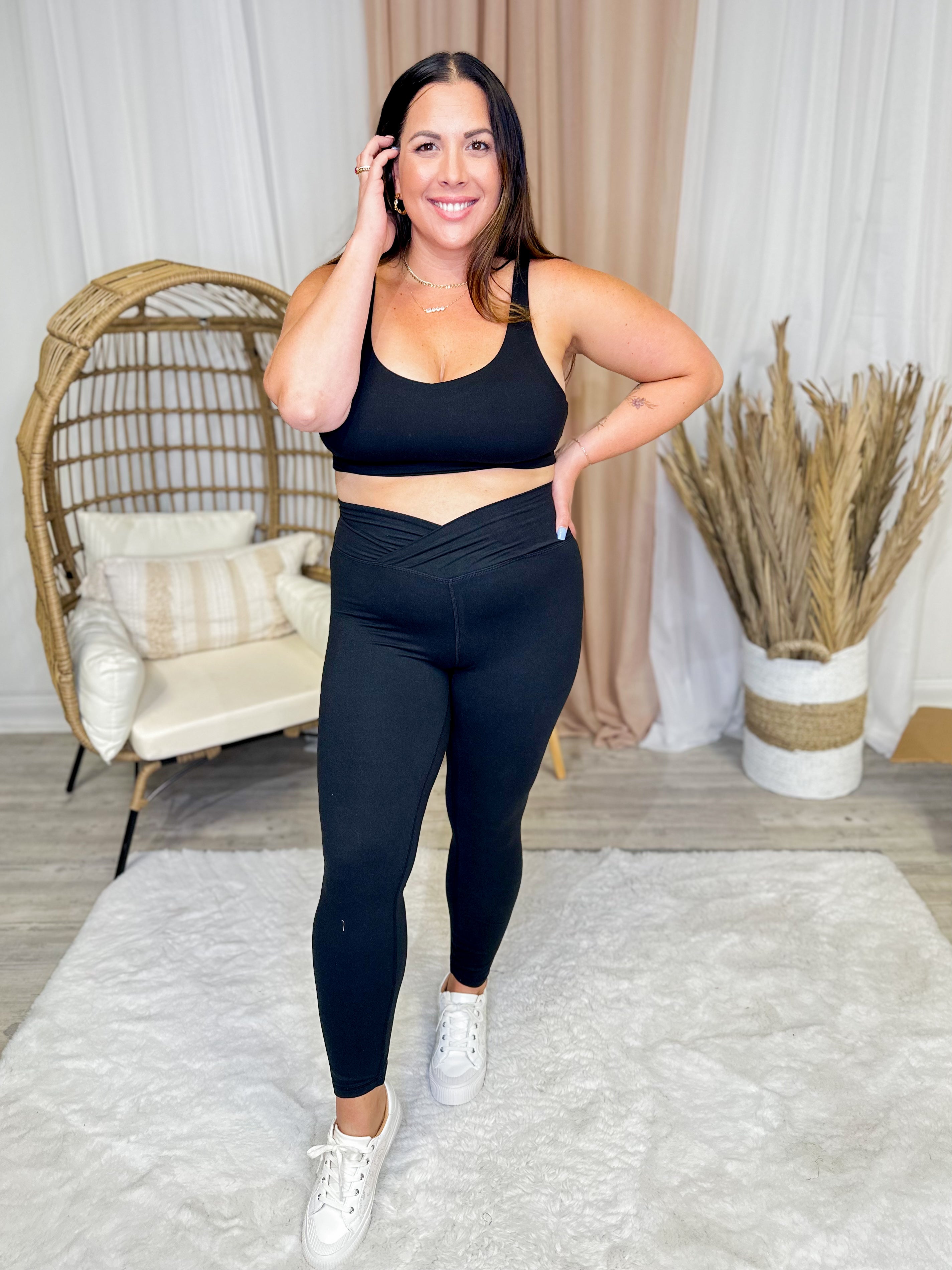 RESTOCK: Vixen V Leggings-180 LEGGINGS-Rae mode-Heathered Boho Boutique, Women's Fashion and Accessories in Palmetto, FL