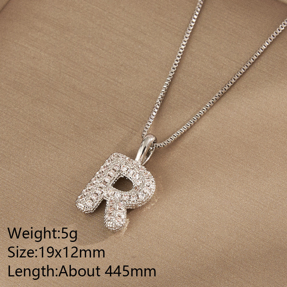 All About YOU Initial Necklace-310 JEWELRY-NIHAO JEWELRY-Heathered Boho Boutique, Women's Fashion and Accessories in Palmetto, FL