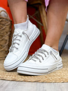 Aman Sneakers - White-350 SHOES-Very G-Heathered Boho Boutique, Women's Fashion and Accessories in Palmetto, FL
