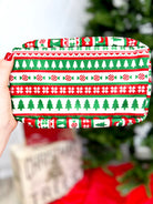 Cozy Christmas Travel Bag-320 Bags-Jess Lea-Heathered Boho Boutique, Women's Fashion and Accessories in Palmetto, FL