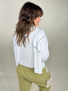 Go Getter Half Zip Top-120 Long Sleeve Tops-Pol-Heathered Boho Boutique, Women's Fashion and Accessories in Palmetto, FL