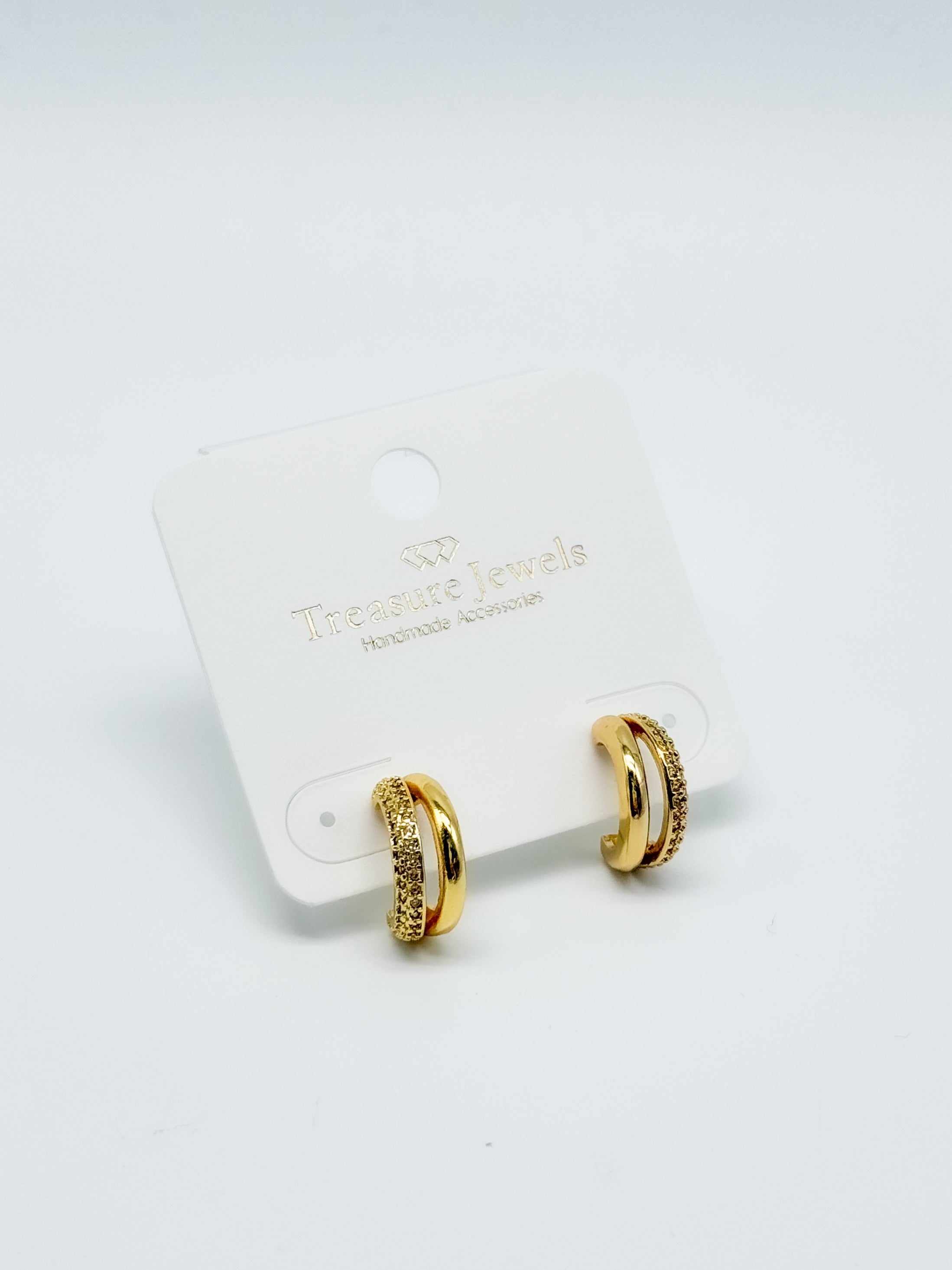 DOORBUSTER: Mini Mirage Hoop-310 Jewelry-Treasure Jewels-Heathered Boho Boutique, Women's Fashion and Accessories in Palmetto, FL