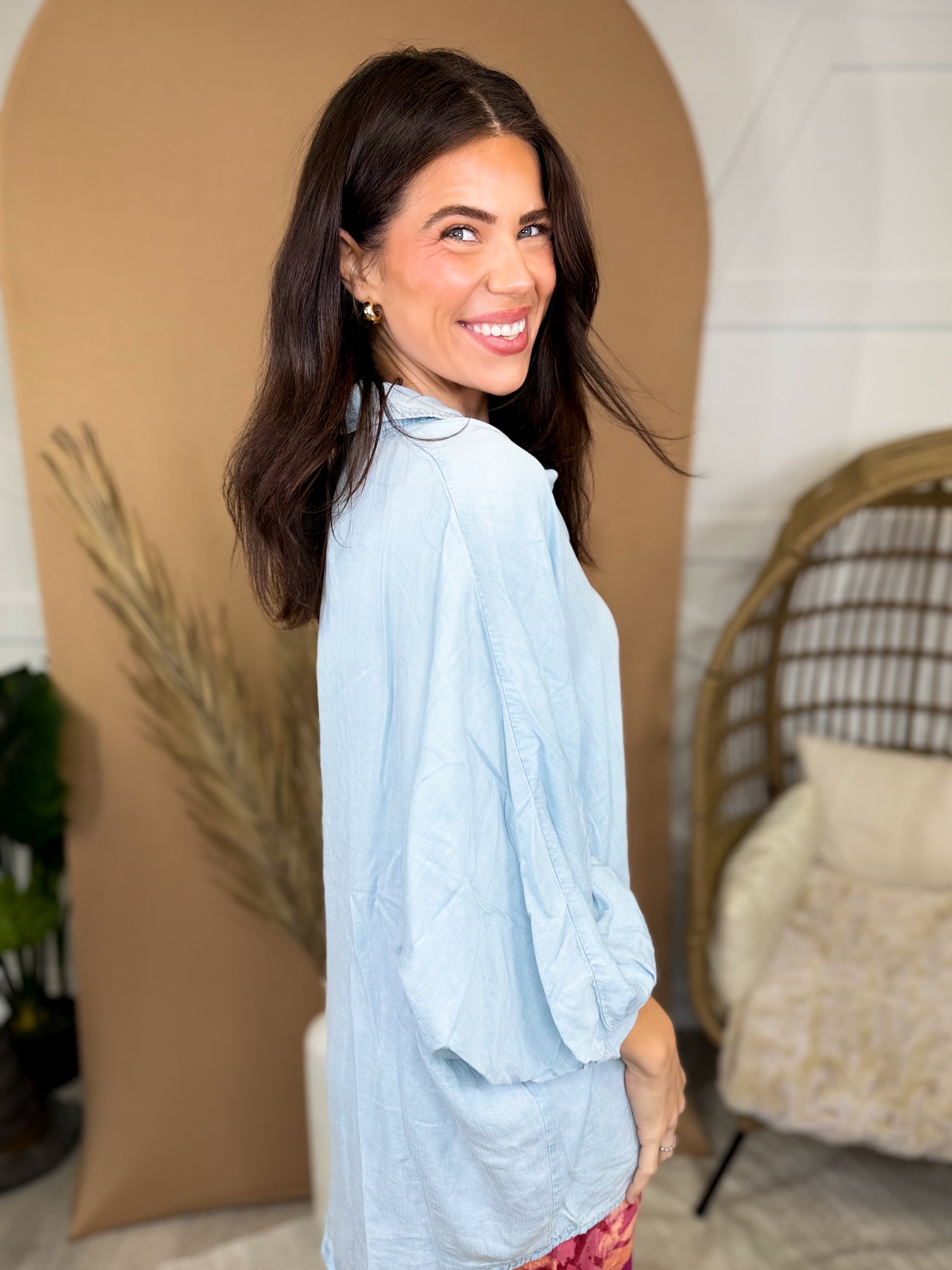 Chessie's Favorite Top-120 LONG SLEEVE TOPS-HEIMISH-Heathered Boho Boutique, Women's Fashion and Accessories in Palmetto, FL