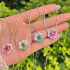 Blooming Elegance Necklace-310 JEWELRY-NIHAO JEWELRY-Heathered Boho Boutique, Women's Fashion and Accessories in Palmetto, FL