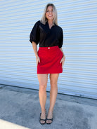 Moments Like This Top-110 SHORT SLEEVE TOP-ENTRO-Heathered Boho Boutique, Women's Fashion and Accessories in Palmetto, FL