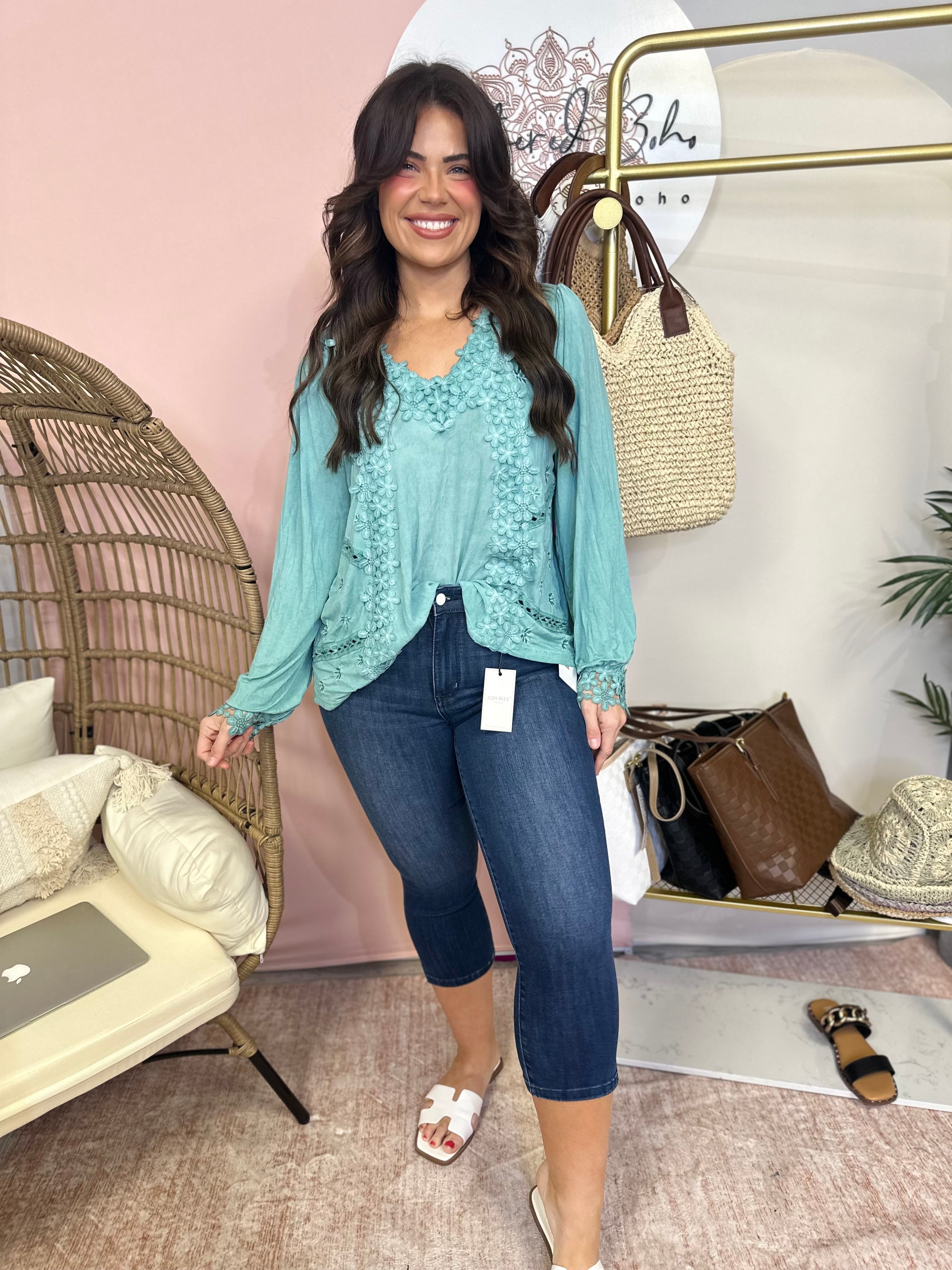 Transform Yourself Capri by Judy Blue-190 Jeans-Judy Blue-Heathered Boho Boutique, Women's Fashion and Accessories in Palmetto, FL