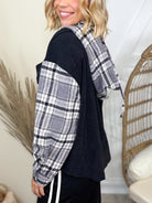 Restock: Be a Pal Shacket-200 Jackets/Shackets-White Birch-Heathered Boho Boutique, Women's Fashion and Accessories in Palmetto, FL