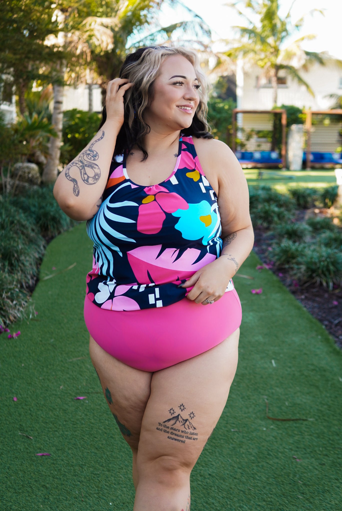 Chase Racerback Tankini Swim Top-300 Swimwear-Coral Reef Swim-Heathered Boho Boutique, Women's Fashion and Accessories in Palmetto, FL