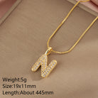 All About YOU Initial Necklace-310 JEWELRY-NIHAO JEWELRY-Heathered Boho Boutique, Women's Fashion and Accessories in Palmetto, FL