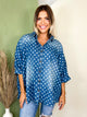 Classic Charm Polka Dot Top-110 SHORT SLEEVE TOP-HEIMISH-Heathered Boho Boutique, Women's Fashion and Accessories in Palmetto, FL