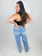 Effortless Wide Leg Jeans By Risen Jeans-190 Jeans-Risen Jeans-Heathered Boho Boutique, Women's Fashion and Accessories in Palmetto, FL