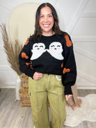Ghoulish Sweater-125 SWEATER-GeeGee-Heathered Boho Boutique, Women's Fashion and Accessories in Palmetto, FL