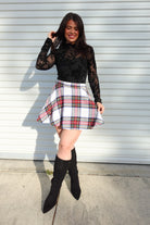 Jill Skirt-170 Skort/ Skirt-GEEGEE-Heathered Boho Boutique, Women's Fashion and Accessories in Palmetto, FL