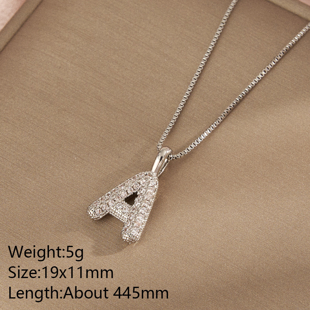 All About YOU Initial Necklace-310 JEWELRY-NIHAO JEWELRY-Heathered Boho Boutique, Women's Fashion and Accessories in Palmetto, FL