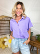 Cool Current Top-110 SHORT SLEEVE TOP-ZENANA-Heathered Boho Boutique, Women's Fashion and Accessories in Palmetto, FL