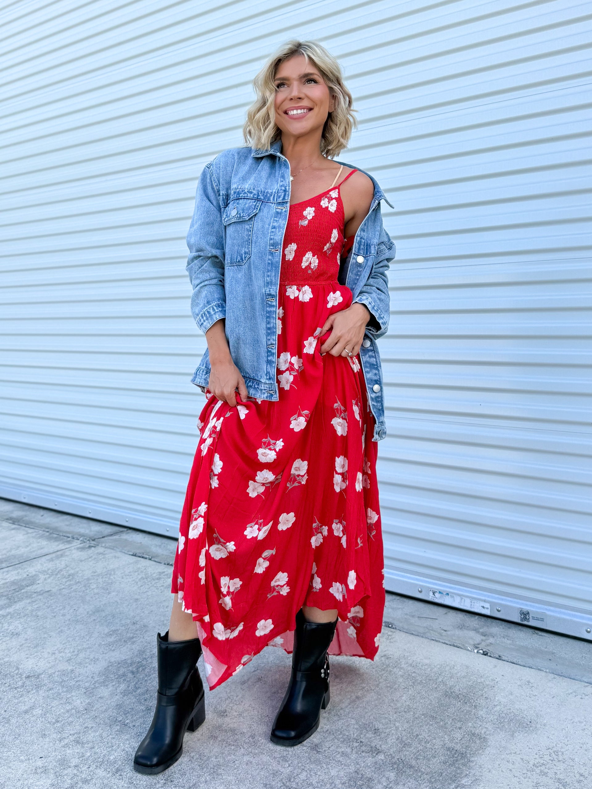 La La Land Dress – Heathered Boho