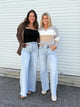 Moment of Truth Palazzo Jeans by Risen-190 JEANS-Risen Jeans-Heathered Boho Boutique, Women's Fashion and Accessories in Palmetto, FL