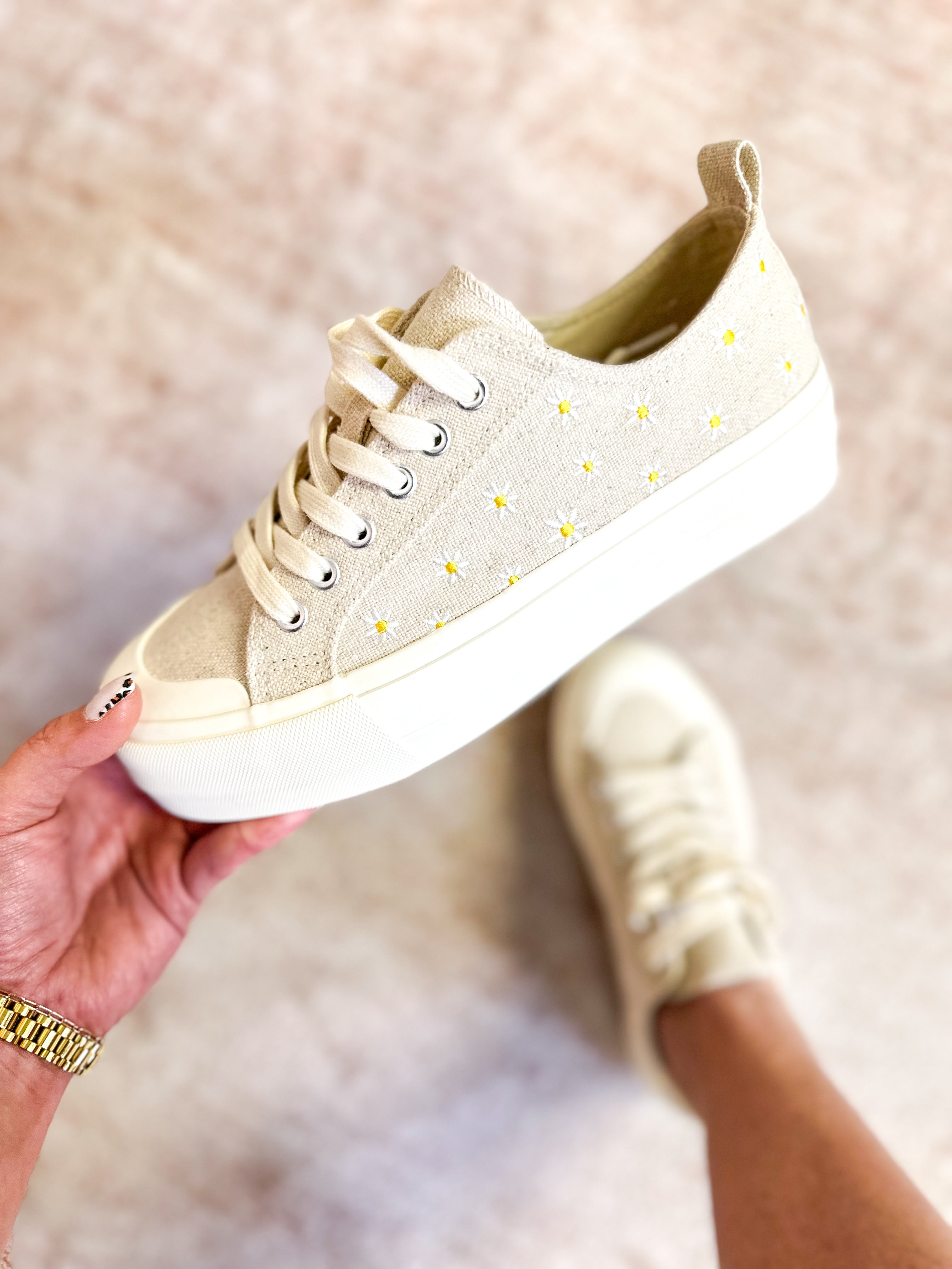 Take the Lead Sneakers - Natural-350 Shoes-Corkys-Heathered Boho Boutique, Women's Fashion and Accessories in Palmetto, FL