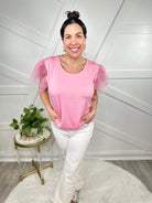 What a Treat Top-110 Short Sleeve Top-Southern Grace-Heathered Boho Boutique, Women's Fashion and Accessories in Palmetto, FL