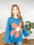 Early Bloomer Sweater-400 Takeover/Pre-Order-Easel-Heathered Boho Boutique, Women's Fashion and Accessories in Palmetto, FL