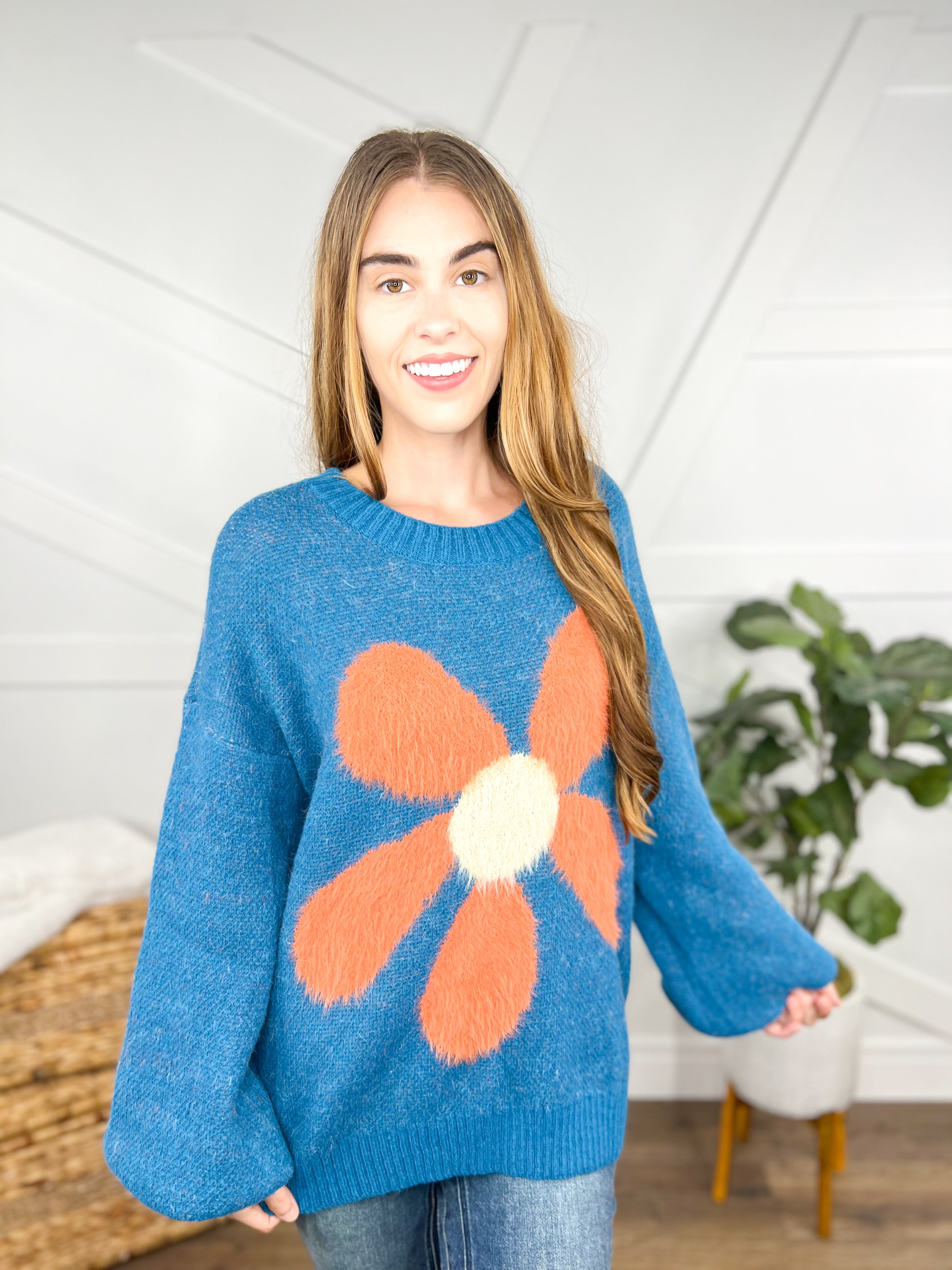 Early Bloomer Sweater-400 Takeover/Pre-Order-Easel-Heathered Boho Boutique, Women's Fashion and Accessories in Palmetto, FL