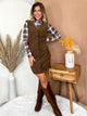Autumn Romance Corduroy Mini Dress