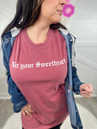 Not Your Sweetheart Graphic Tee-130 Graphic Tees-Heathered Boho-Heathered Boho Boutique, Women's Fashion and Accessories in Palmetto, FL