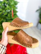 Saddle Up Wedges - Brown-350 Shoes-Corkys-Heathered Boho Boutique, Women's Fashion and Accessories in Palmetto, FL