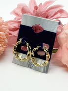 Fancy Link Hoops-310 Jewelry-JOSEPH ANTHONY NY, INC.-Heathered Boho Boutique, Women's Fashion and Accessories in Palmetto, FL