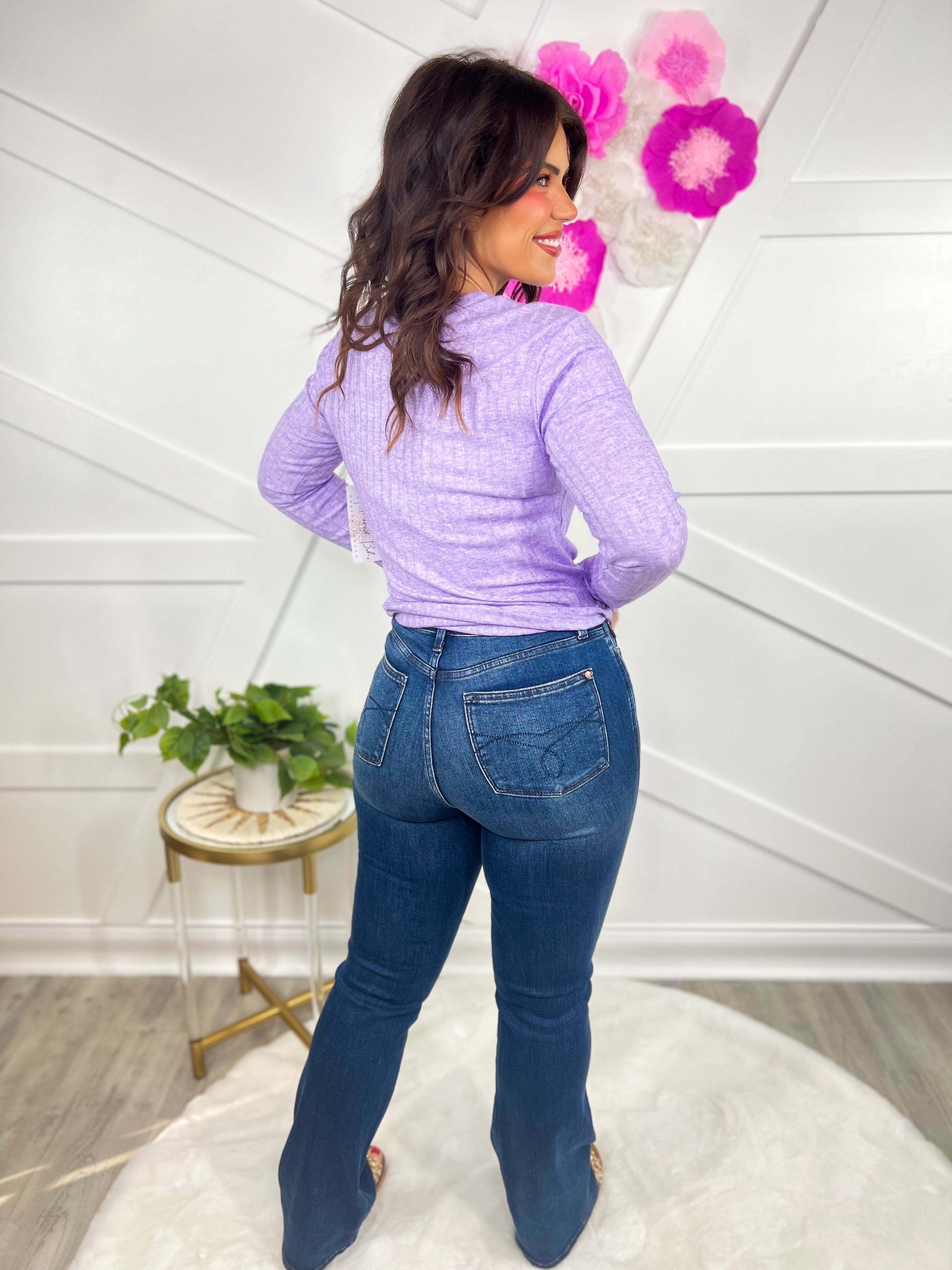 Long Homegrown Tummy Control Bootcut by Judy Blue - Long-190 Jeans-Judy Blue-Heathered Boho Boutique, Women's Fashion and Accessories in Palmetto, FL