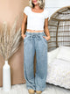 Restock: Picked Just For You Pants-150 PANTS-ZENANA-Heathered Boho Boutique, Women's Fashion and Accessories in Palmetto, FL