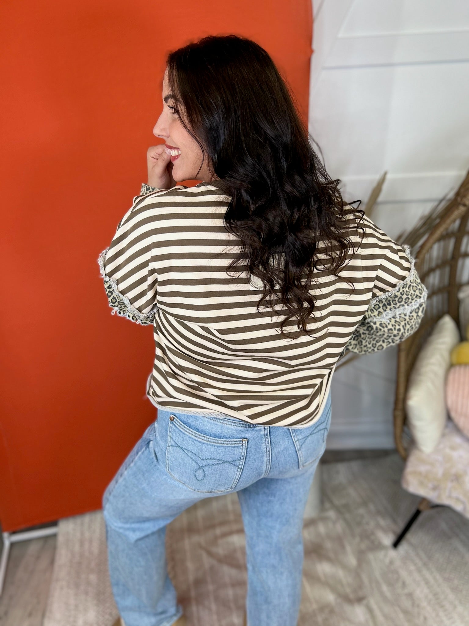 Talk About It Top-120 LONG SLEEVE TOPS-HEIMISH-Heathered Boho Boutique, Women's Fashion and Accessories in Palmetto, FL