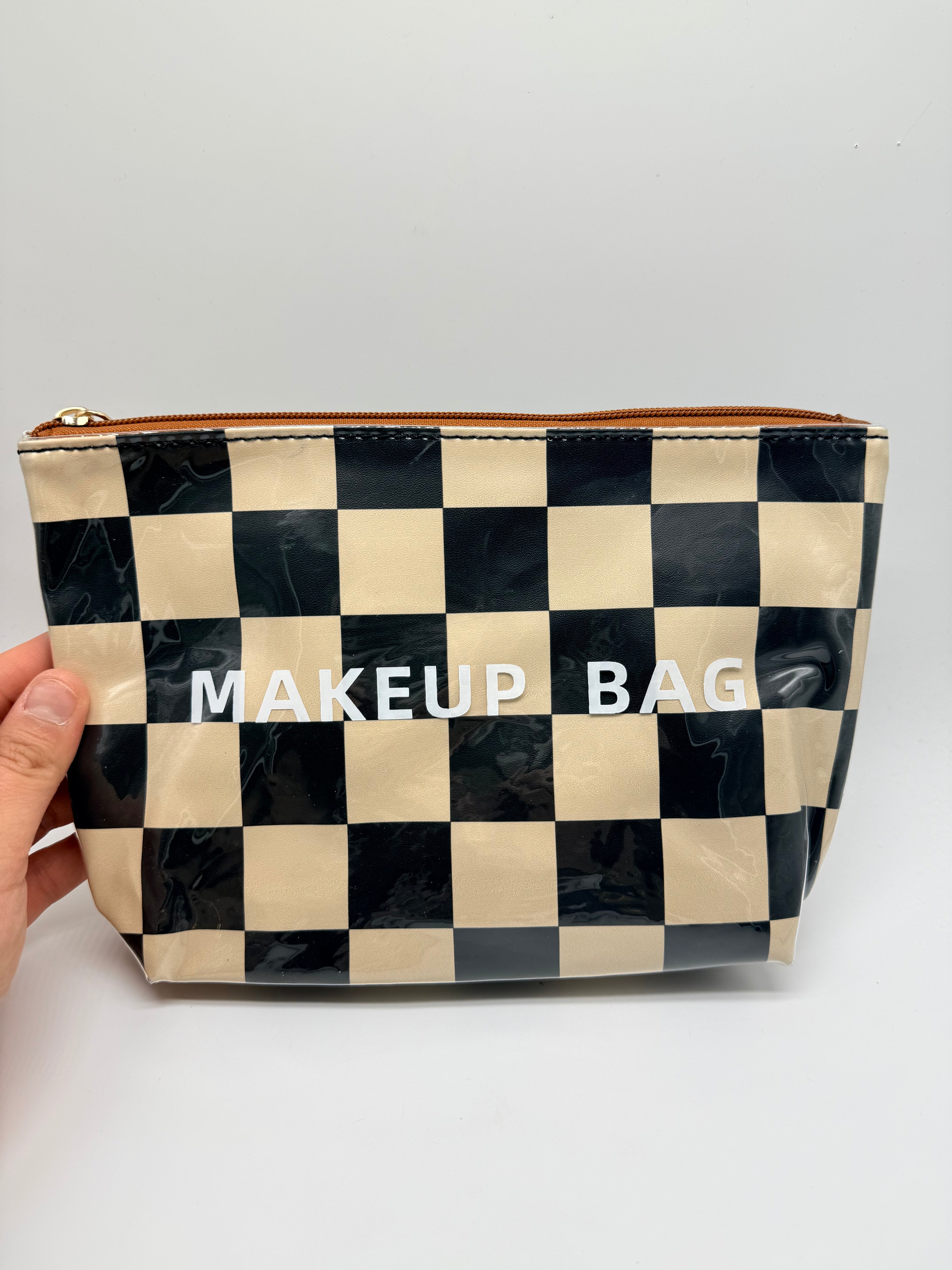 PVC Makeup Bag-320 BAGS-MKS AMERICA-Heathered Boho Boutique, Women's Fashion and Accessories in Palmetto, FL