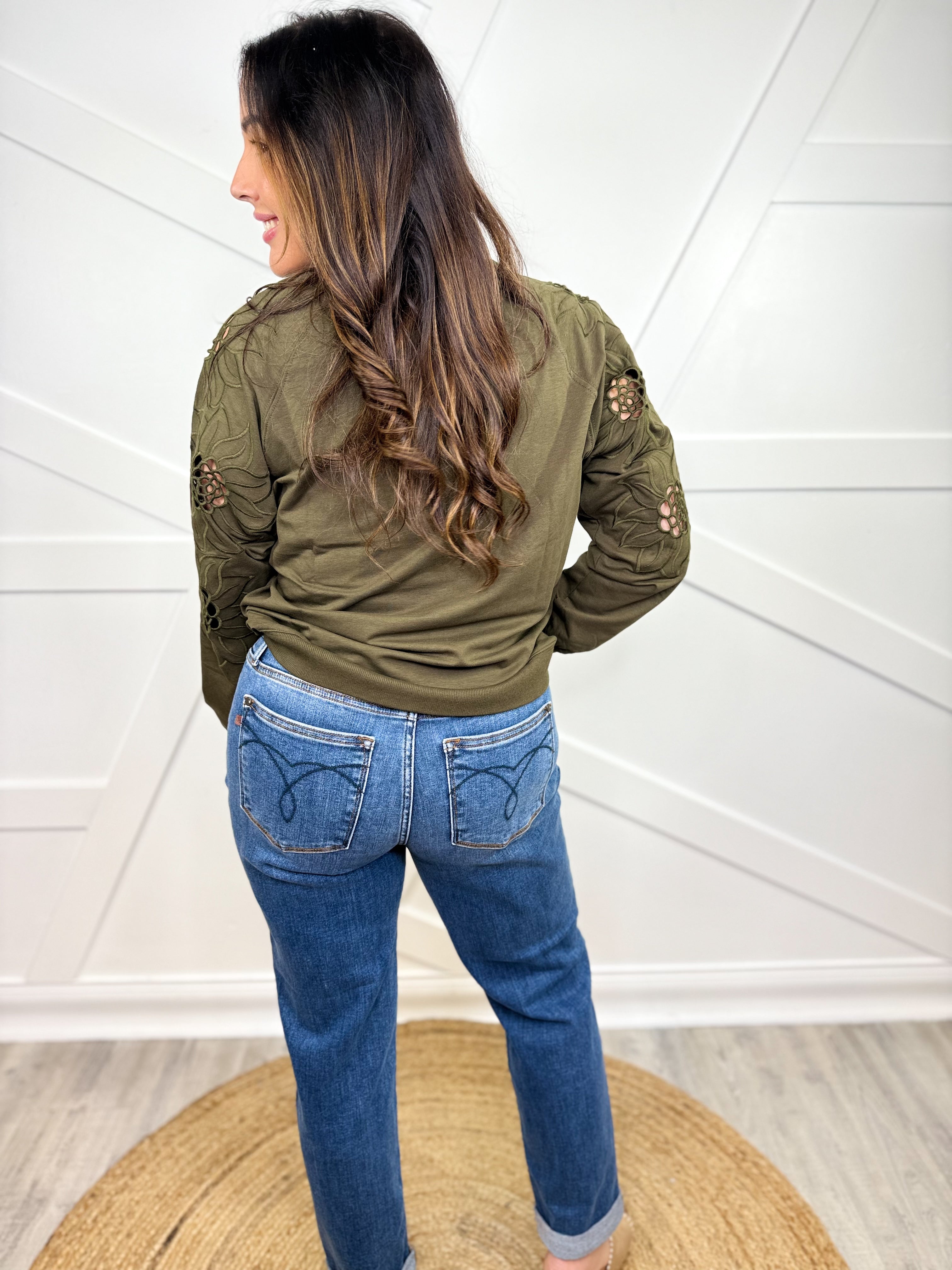 Classic Cuffed Boyfriend Jeans by Judy Blue-190 Jeans-Judy Blue-Heathered Boho Boutique, Women's Fashion and Accessories in Palmetto, FL