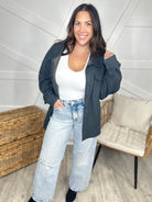 Where I Belong Shacket-200 Jackets/Shackets-Very J-Heathered Boho Boutique, Women's Fashion and Accessories in Palmetto, FL