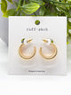 Double Hoop Earring-310 Jewelry-Rough Sketch-Heathered Boho Boutique, Women's Fashion and Accessories in Palmetto, FL
