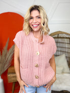 Daily Cardigan Vest-220 Cardigans/ Kimonos-GEEGEE-Heathered Boho Boutique, Women's Fashion and Accessories in Palmetto, FL