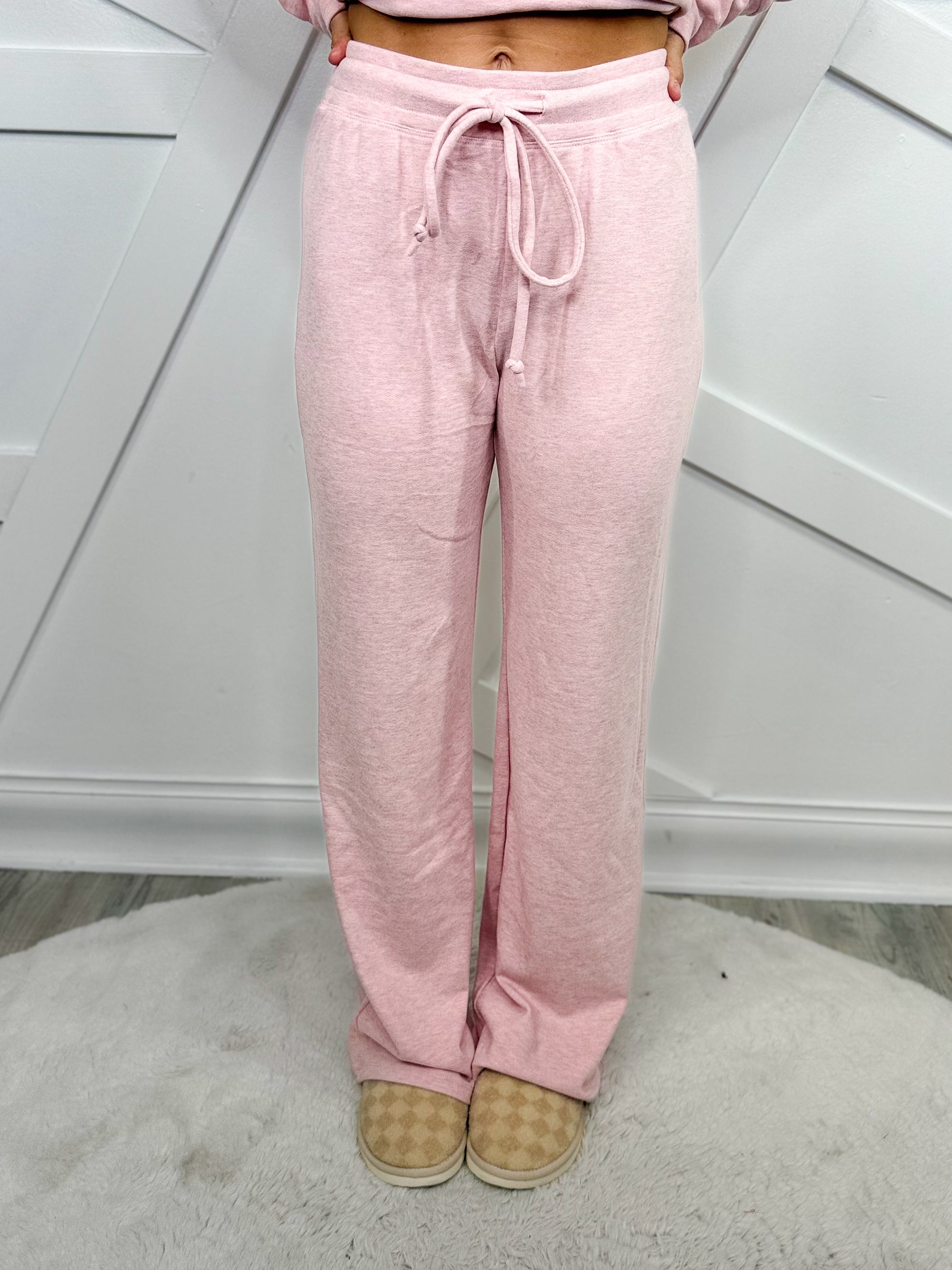 Restock: Always on the Move Lounge Pants-150 PANTS-YELETE-Heathered Boho Boutique, Women's Fashion and Accessories in Palmetto, FL