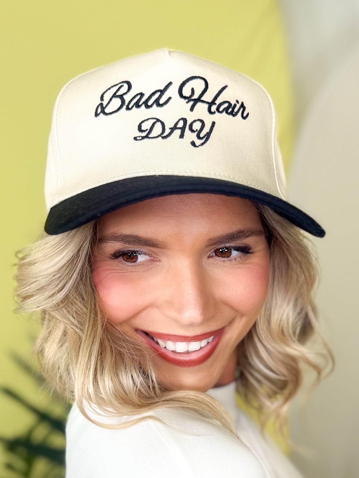 Bad Hair Day Hat-330 Headwear-Zenana-Heathered Boho Boutique, Women's Fashion and Accessories in Palmetto, FL