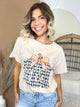 Checkered Pumpkin Season Graphic Tee-130 Graphic Tees-Heathered Boho-Heathered Boho Boutique, Women's Fashion and Accessories in Palmetto, FL