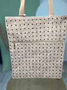Basket Weave Cork Tote Bag-320 Bags-Clovered Accessories-Heathered Boho Boutique, Women's Fashion and Accessories in Palmetto, FL