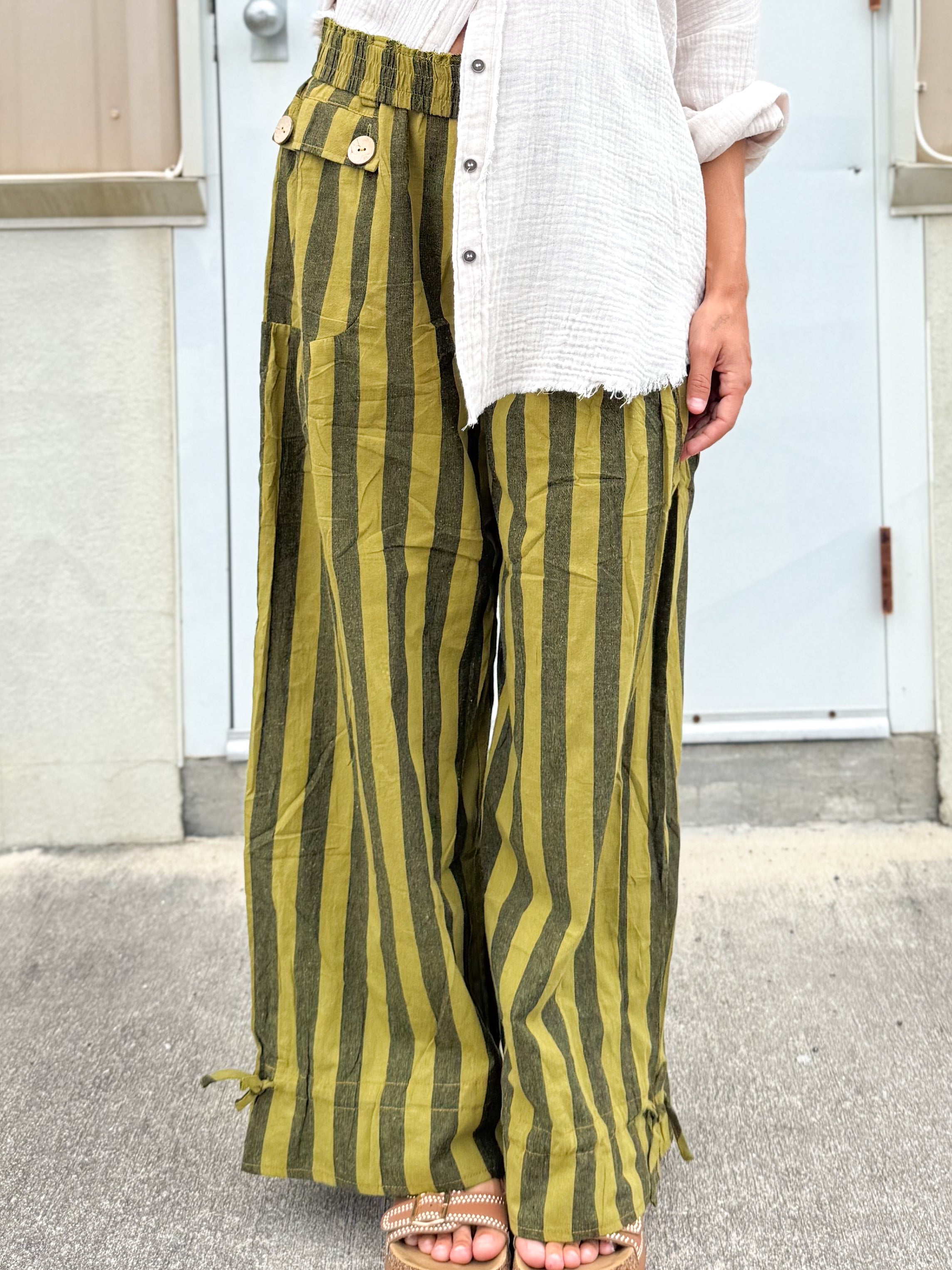Wandering Soul Wide Leg Pants-150 PANTS-ODDI-Heathered Boho Boutique, Women's Fashion and Accessories in Palmetto, FL