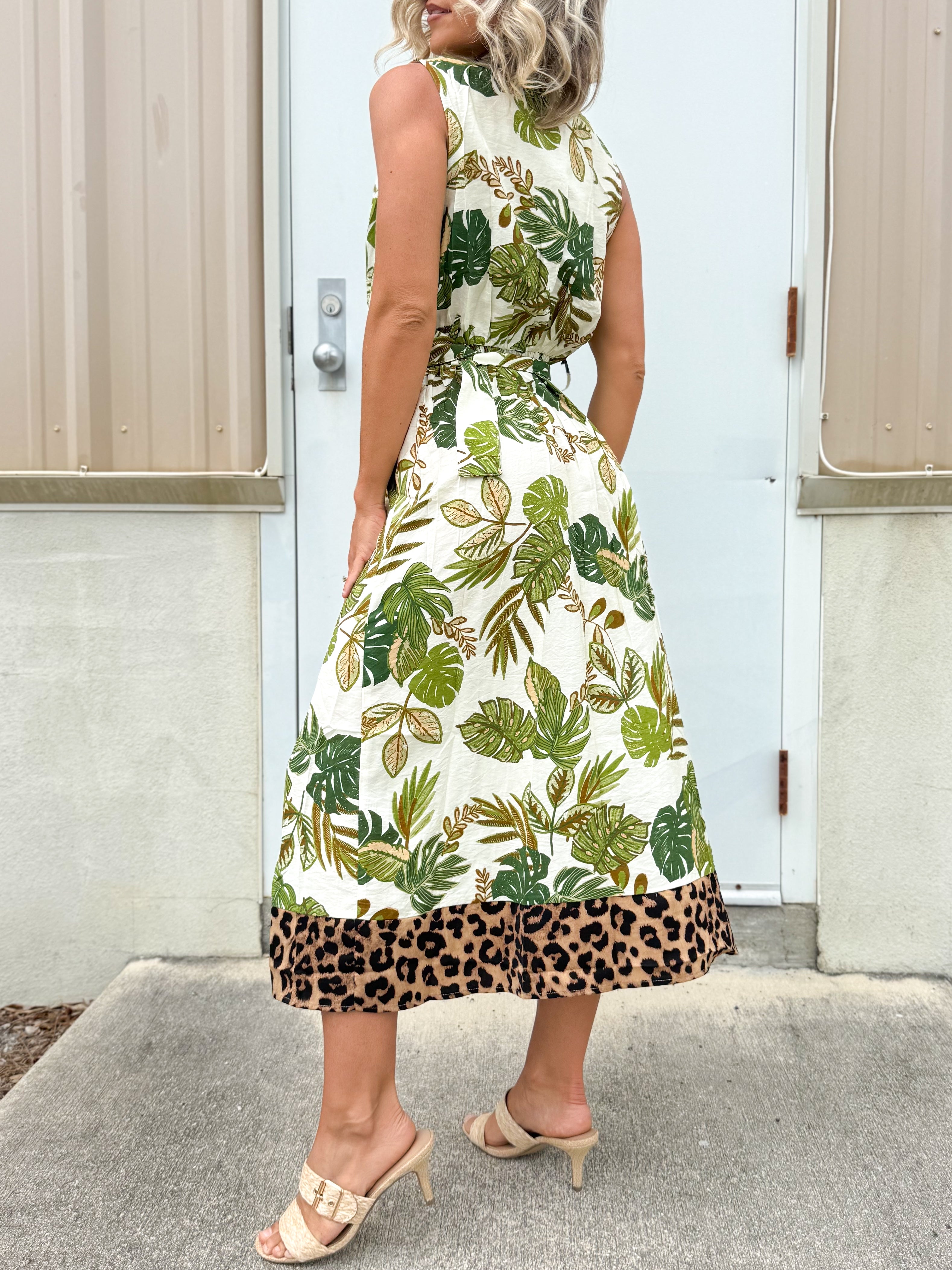 The Market in Marrakech Midi Dress-230 DRESSES/JUMPSUITS/ROMPERS-ODDI-Heathered Boho Boutique, Women's Fashion and Accessories in Palmetto, FL