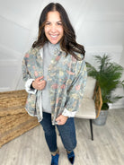 RESTOCK : Floral Muse Jacket-200 Jackets/Shackets-Pol-Heathered Boho Boutique, Women's Fashion and Accessories in Palmetto, FL