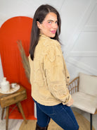 Harvest Bloom Shacket-200 JACKETS/SHACKETS-GEEGEE-Heathered Boho Boutique, Women's Fashion and Accessories in Palmetto, FL