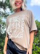 Zebra Skeleton Rock On Graphic Tee-130 Graphic Tees-Heathered Boho-Heathered Boho Boutique, Women's Fashion and Accessories in Palmetto, FL