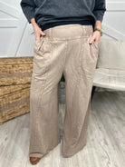 Restock: Headed Out Pants-150 PANTS-Easel-Heathered Boho Boutique, Women's Fashion and Accessories in Palmetto, FL