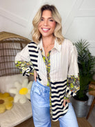 Petal Perfect Top-120 Long Sleeve Tops-SEW IN LOVE-Heathered Boho Boutique, Women's Fashion and Accessories in Palmetto, FL