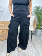 Roll With It Cargo Pants-150 PANTS-Davi & Dani-Heathered Boho Boutique, Women's Fashion and Accessories in Palmetto, FL