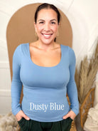 RESTOCK : Go Getter Long Sleeve Top-120 Long Sleeve Tops-Rae Mode-Heathered Boho Boutique, Women's Fashion and Accessories in Palmetto, FL